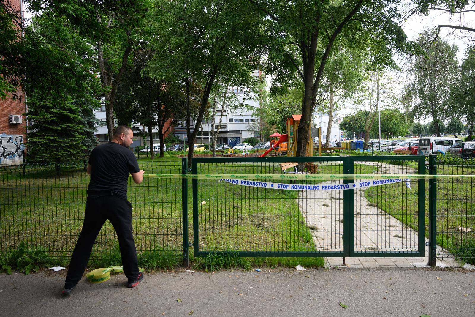 Zagreb: Devastiran dječji park u Španskom