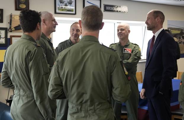Princ William i jordanski prijestolonasljednik Hussein posjetili bazu RAF-a u Oxfordshireu