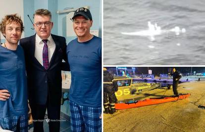 Šest sati borbe s valovima: 'Hodaju, jedu, dobro su. Ivicu je spasilo ronilačko odijelo...'