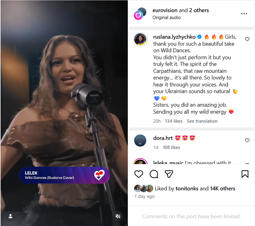 Legendarna Ruslana pogledala kako Lelekice izvode njen veliki hit: Evo što im je poručila