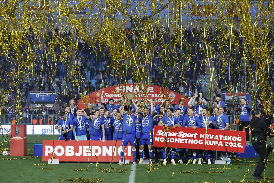 Nogometaši Dinama pobjednici su SuperSport Hrvatskog nogometnog kupa