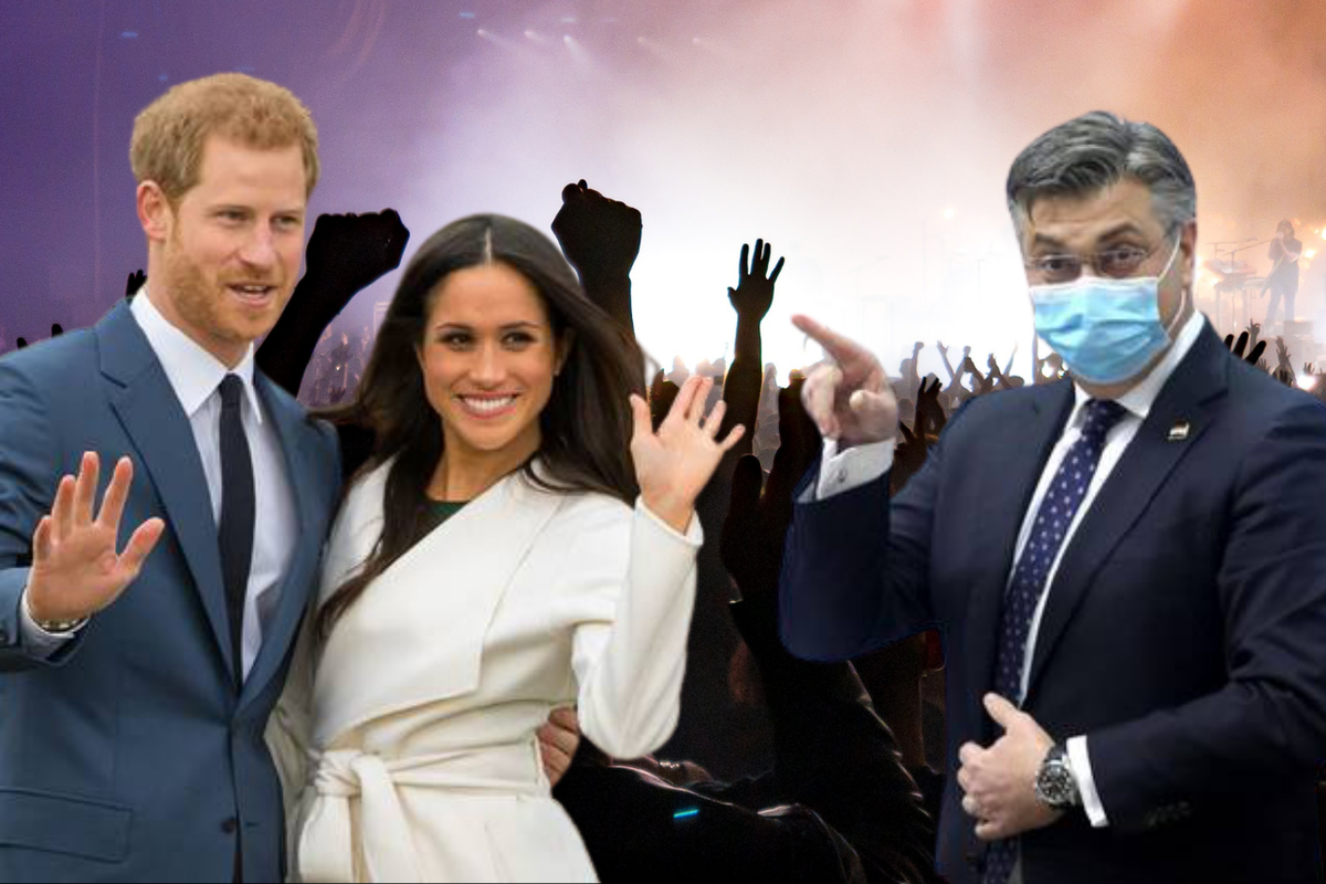 Plenković na koncertu s Meghan i Harryjem u Los Angelesu: Svi oni skupljaju novac za cjepiva...