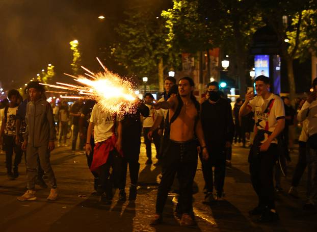 Champions League - Final - Paris St Germain fans gather in Paris