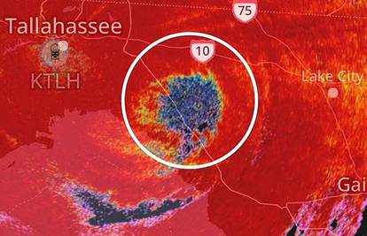 Radar snimio plavu mrlju u oku uragana koji hara Amerikom: 'U njoj su zarobljena ova živa bića'