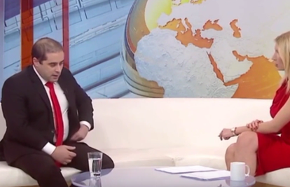 Srpski desničar uporno tražio vodu na TV-u pa dobio otkaz