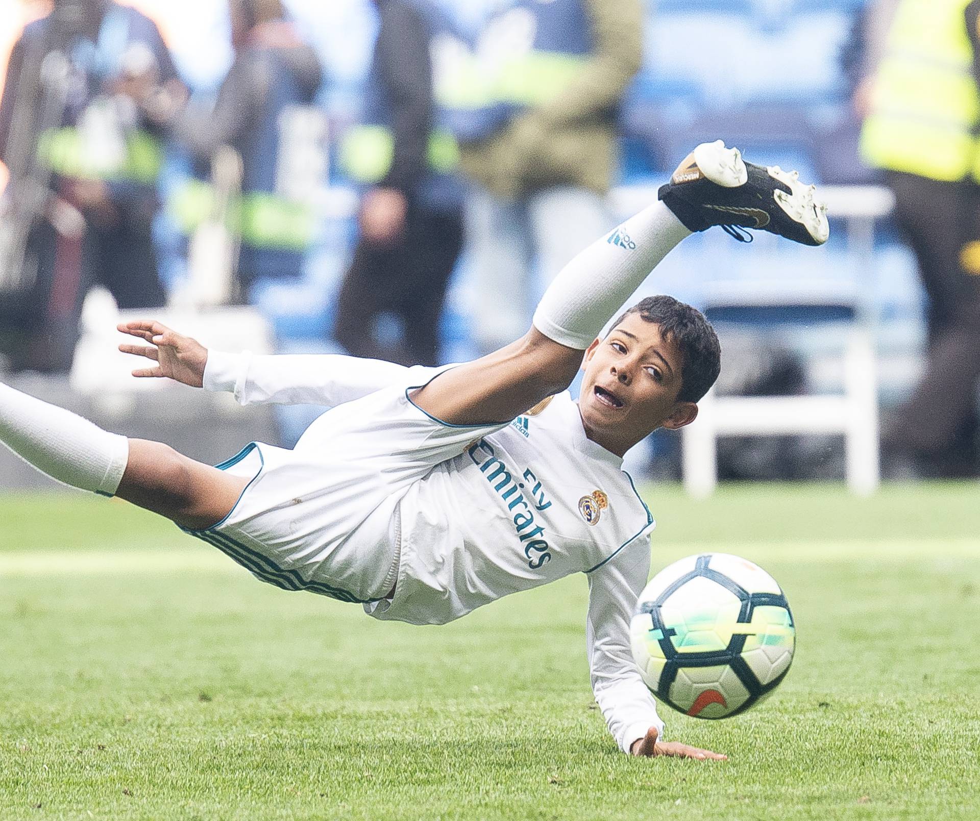 Real Madrid And Atletico De Madrid - Cristiano Ronaldo Jr