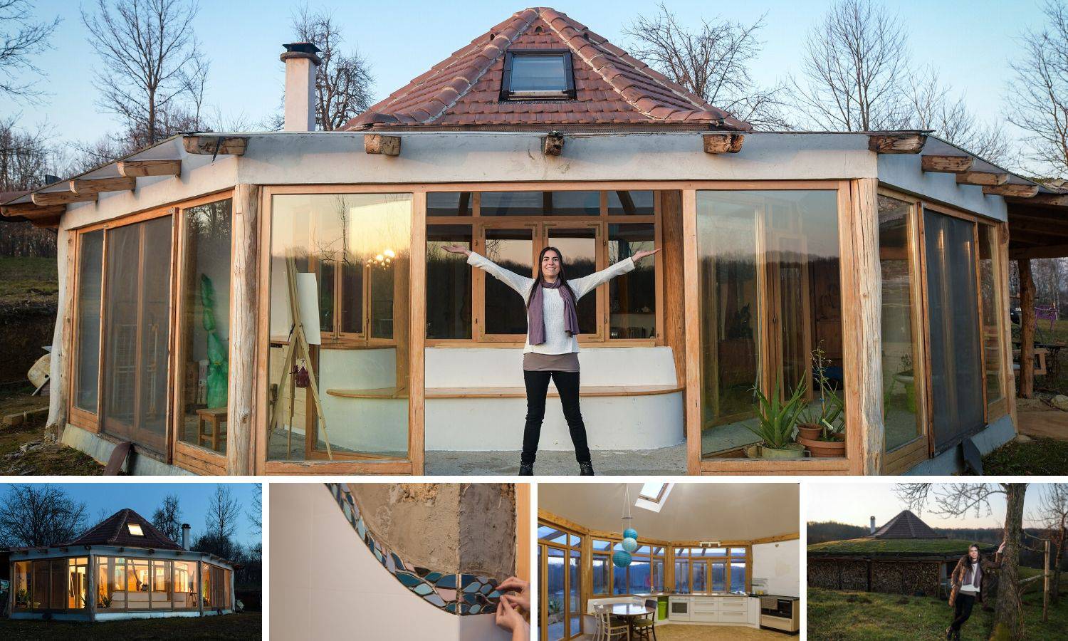 Arhitektica iz Zagreba svojim rukama napravila kuću od blata