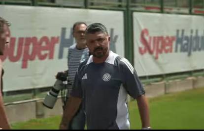 VIDEO Nema više zafrkancije, stigao je Rino! Gattuso urlao na hajdukovce na prvom treningu