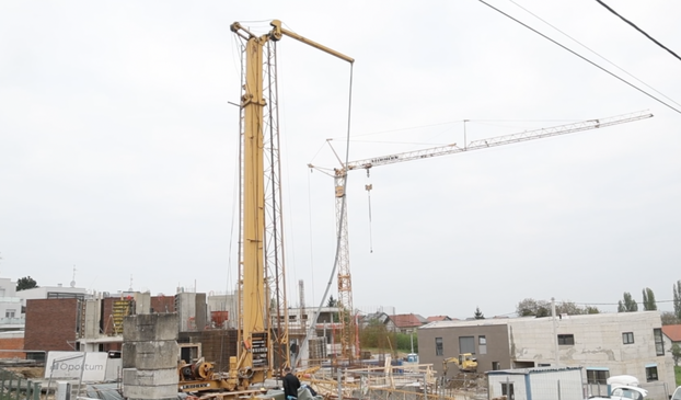 FOTO Mjesto tragedije u Samoboru: Na gradilištu je pala dizalica, zaposlenik stradao