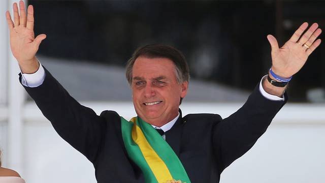 FILE PHOTO: Jair Bolsonaro takes office as Brazil's President