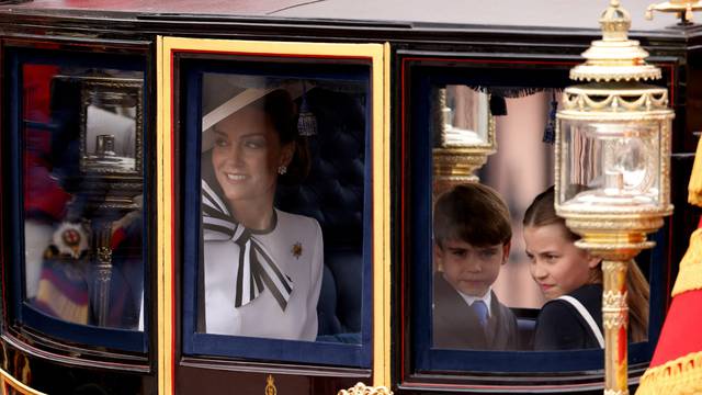 Trooping the Colour parade to honour Britain's King Charles on his official birthday, in London