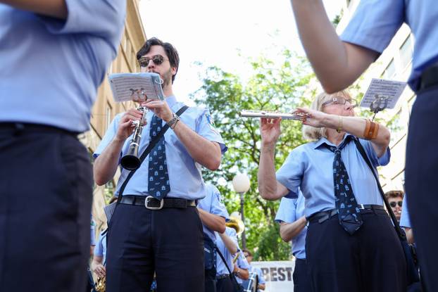 Proslava Dana grada Zagreba, glazbena kontrola Zagrebačkog orkestra ZET-a.
