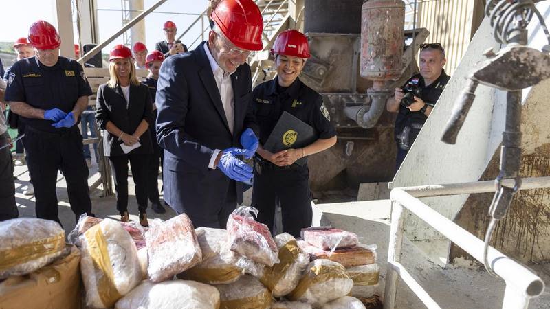 Na Hrvaškem sežgali tri tone droge v vrednosti 41 milijonov evrov
