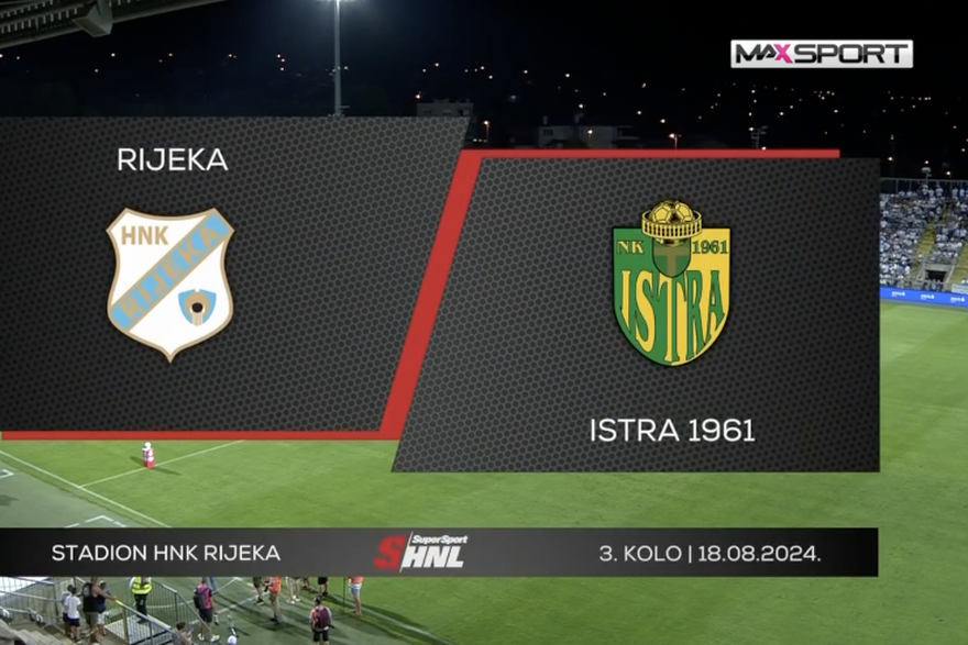 Sažetak utakmice: NK Rijeka vs NK Istra 1961 4:1