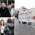 Trubama ometali molitelje koji su klečali u Zagrebu, Bauk i Peović među prosvjednicima
