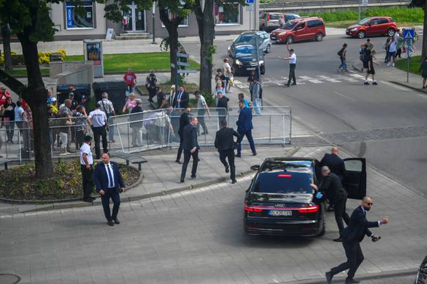 Shooting incident after Slovak government meeting in Handlova