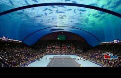 Federer i Rafa u akvariju: Šeici rade teniski turnir pod morem