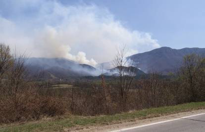 Nakon 12 sati borbe s vatrom ugasili požar kraj Donjeg Srba