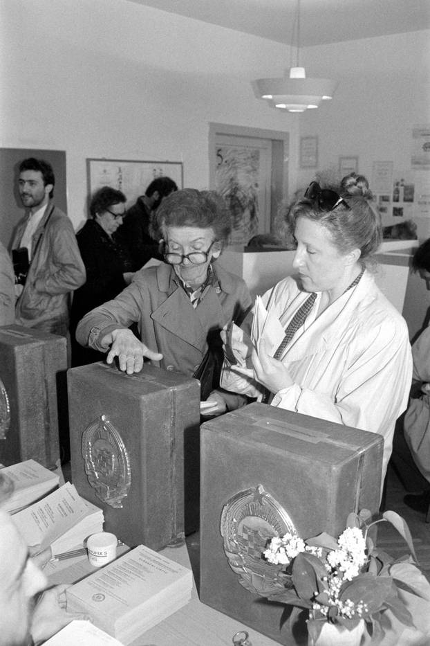 Prvi krug poslijeratnih višestranačkih izbora u Hrvatskoj, 22.4.1990.