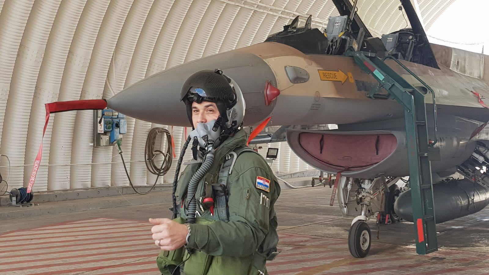 Hrvatski pilot isprobao je F-16 avione koje kupujemo u Izraelu