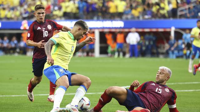 Soccer: Copa America-Brazil vs Costa Rica