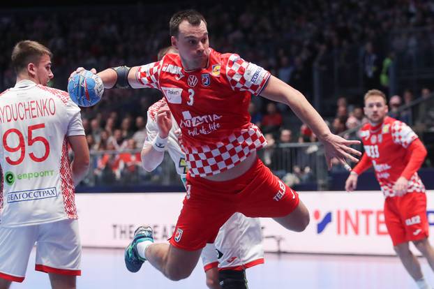 Graz: Hrvatska rukometna reprezentacija susrela se s Bjelorusijom u 2. kolu EP-a