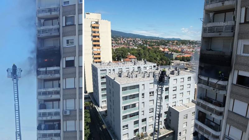 FOTO Buktinja gutala stan u Zagrebu: Brzom intervencijom vatrogasci spriječili širenje!