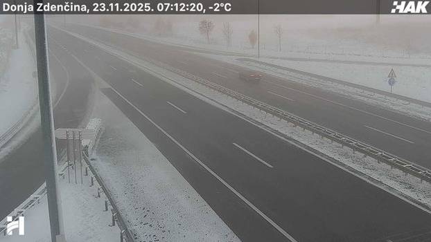 HAK: Snijeg ne pada, autoceste su očišćene. Upozorenje za ove dijelove Hrvatske