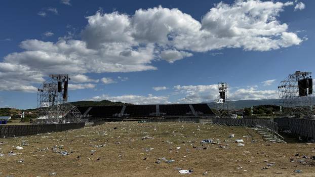 Jutro nakon koncerta Marka Perkovića Thompsona na sinjskom hipodromu