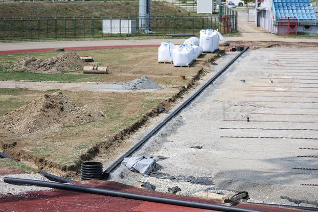Radovi na Gradskom stadionu u Velikoj Gorici