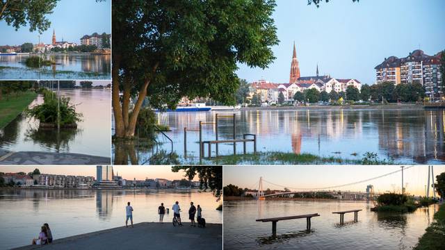 Vrhunac vodenog vala danas u Osijeku, ne očekuju se problemi