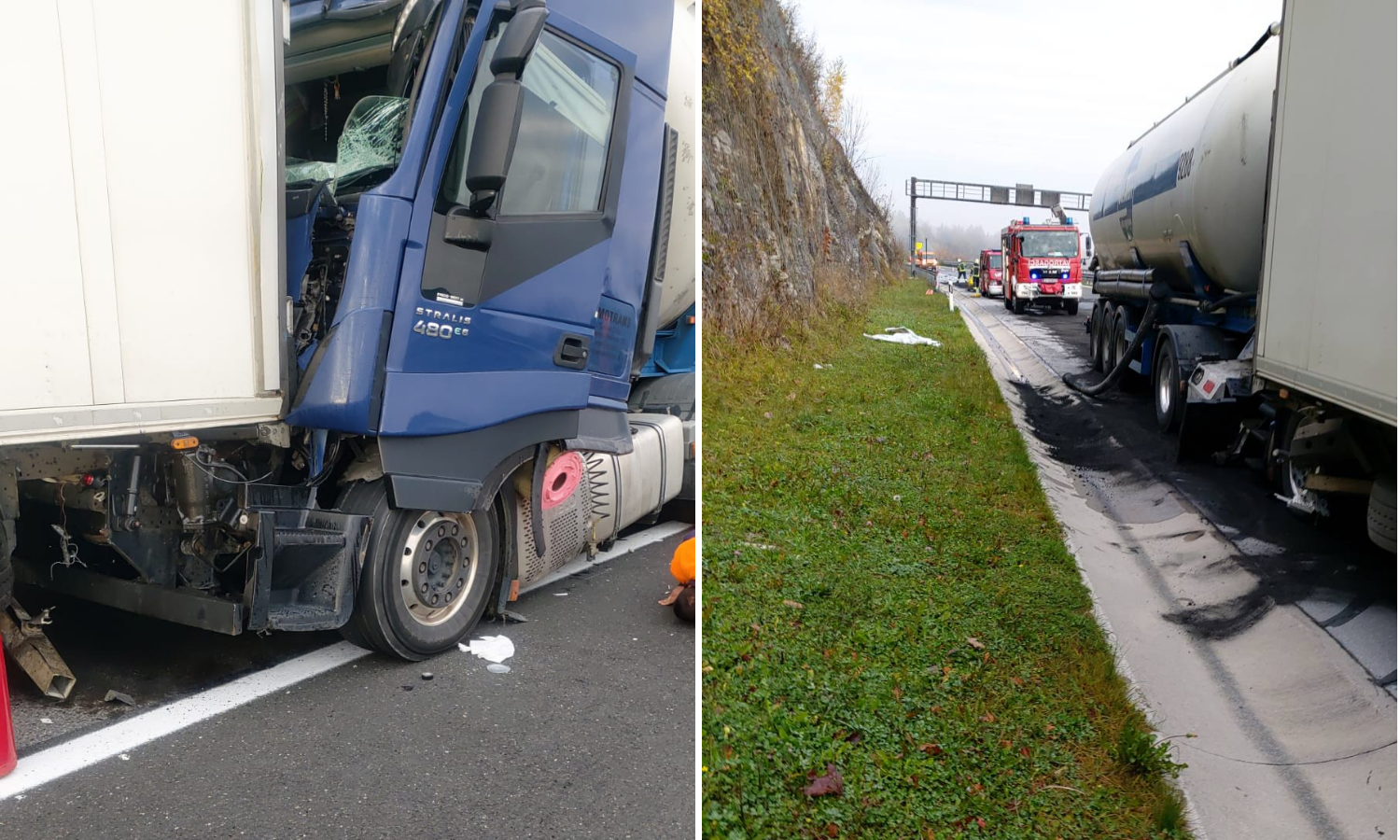 Sudarila se dva kamiona na autocesti A1 prema Dubrovniku