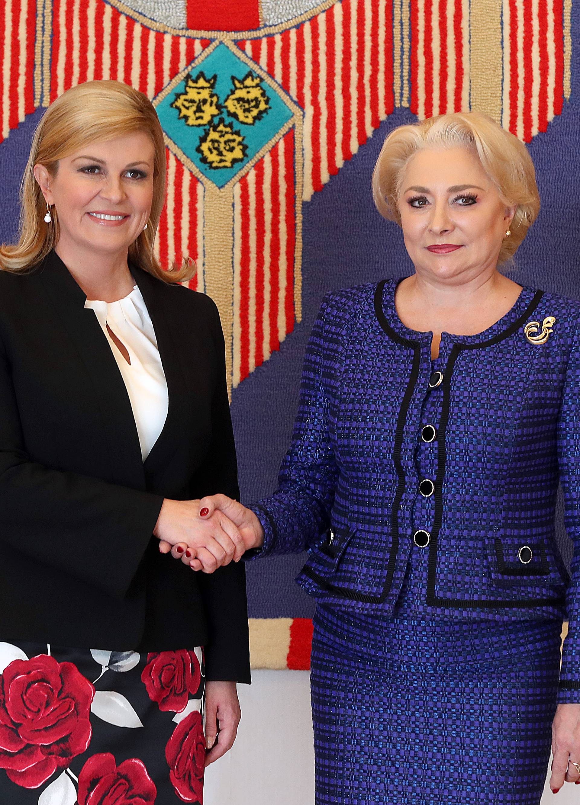 Zagreb: Kolinda Grabar-KitaroviÄ s rumunjskom predsjednicom Vlade