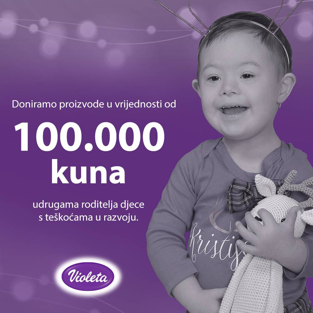 Violeta donira 100.000 kn za djecu s teškoćama u razvoju