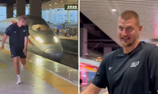 VIDEO 'Trči kao da je Mr. Bean': Jokić preletio pola svijeta pa se utrkivao protiv 'vlaka-metka'