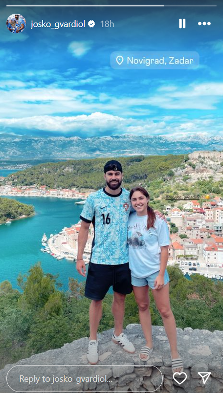Joško Gvardiol uživa na odmoru sa sestrom Frankom: Evo i gdje