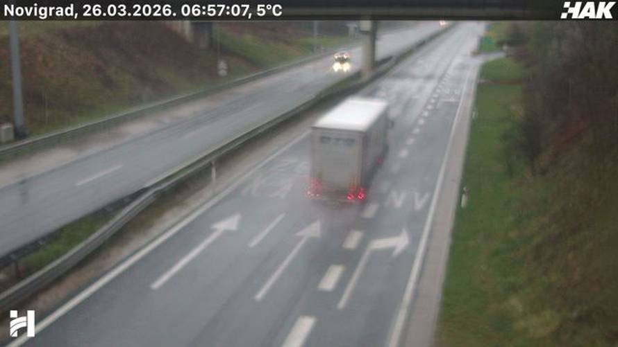 FOTO SNIJEG ZAMEO CESTU Evo kako izgleda A6 Zagreb - Rijeka