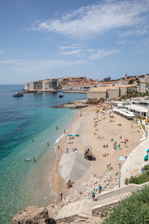 Dubrovnik: Uređenje plaže Banje ne smeta kupačima