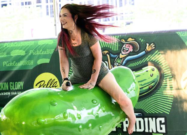 Mechanical Pickle Riding at Picklesburgh 10th Anniversary