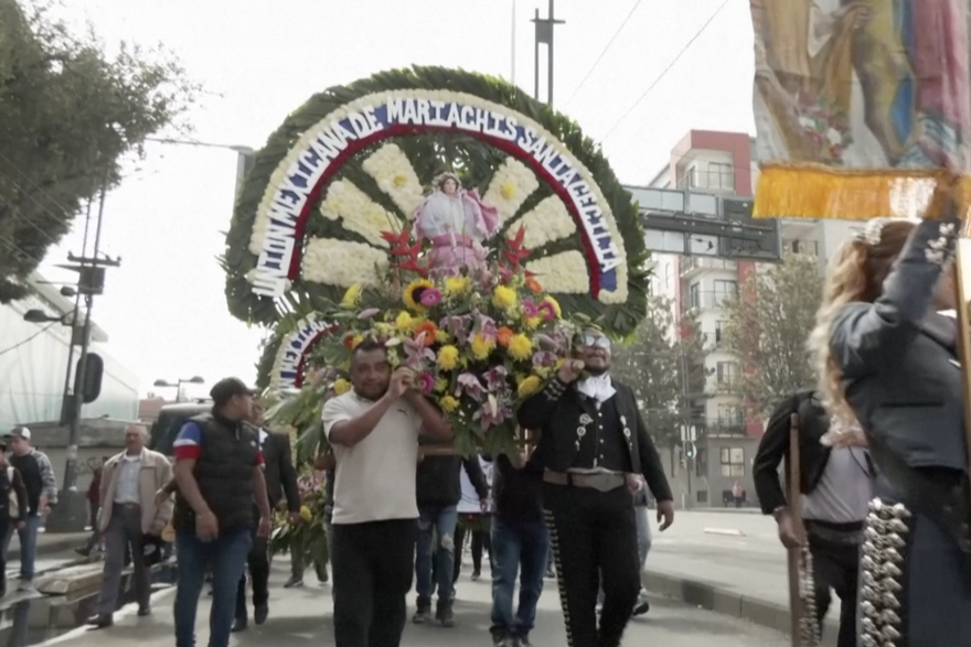 marijači u meksiku slave svetu ciciliju