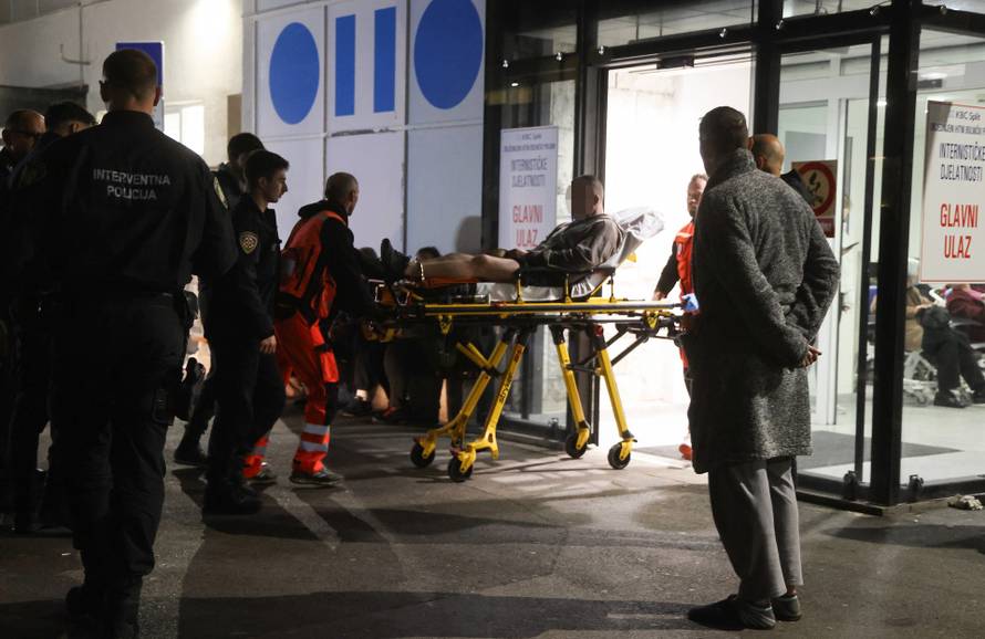 Požar u splitskom zatvoru, zatvorenici dolaze na hitni prijem u Firule 