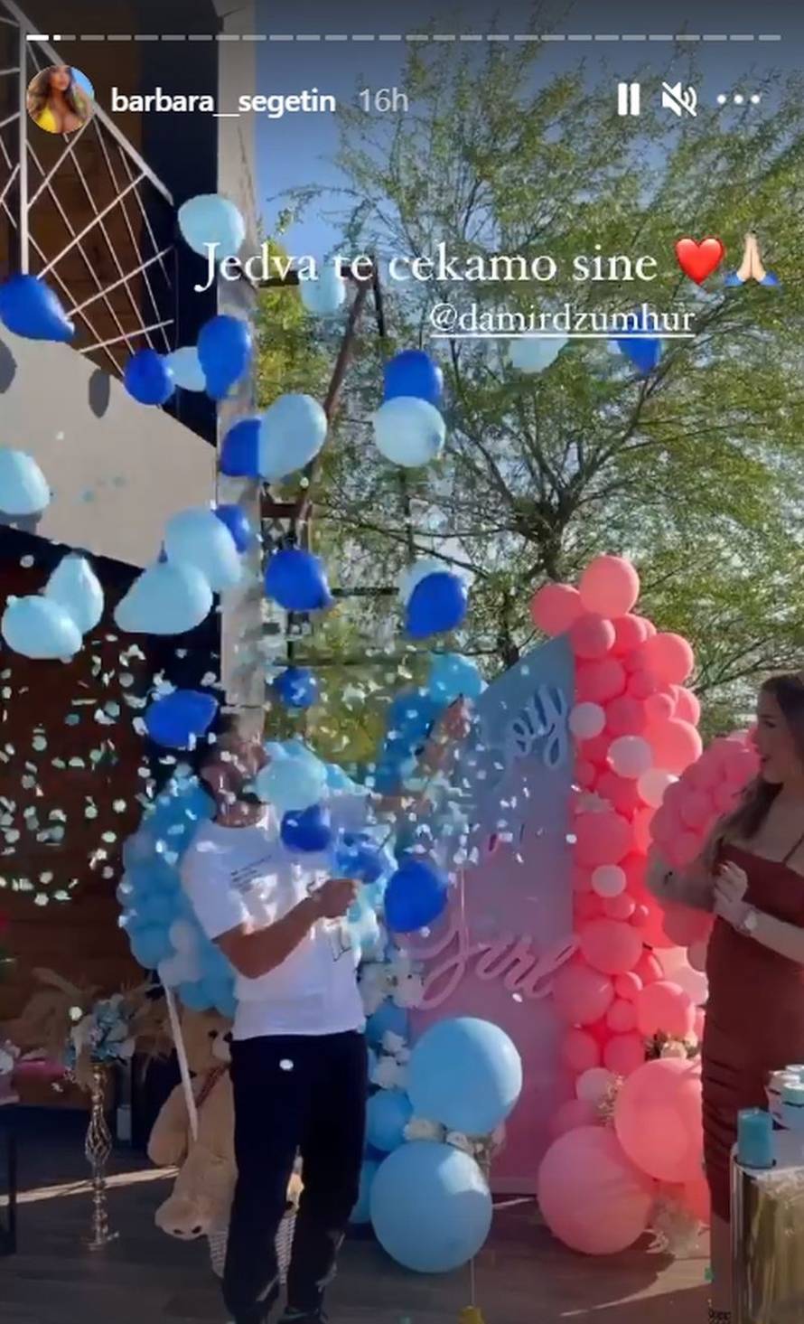 Barbara Šegetin bodri dečka na ATP turniru u Umagu: U uskoj haljini pokazala trudnički trbuh