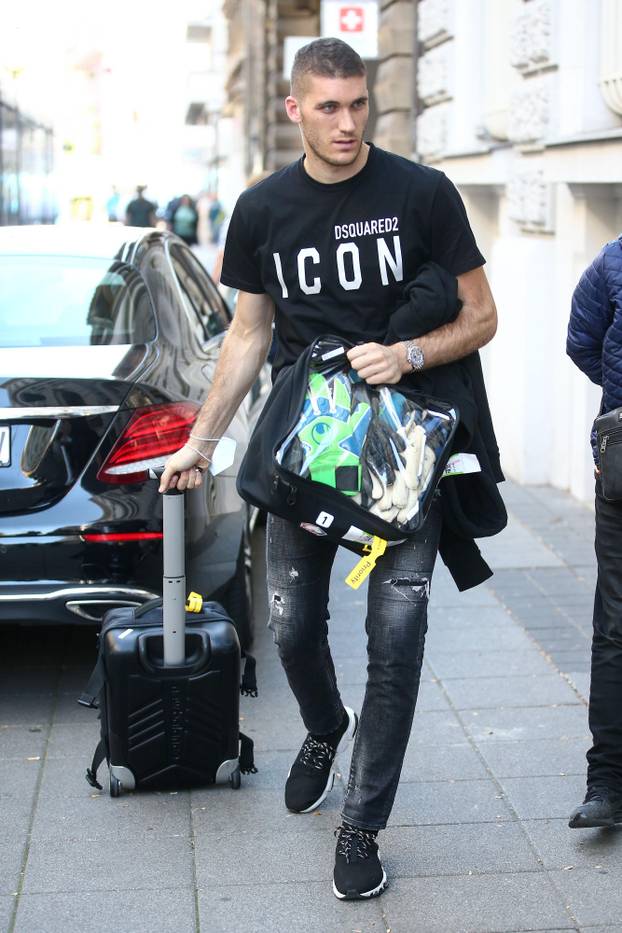 Zagreb: Okupljanje hrvatske nogometne reprezentacije