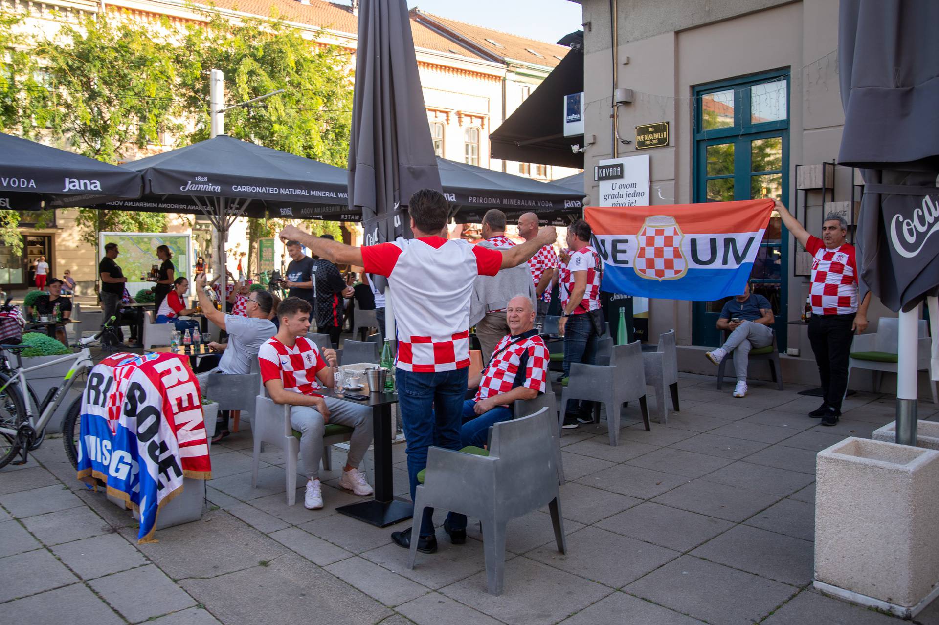 Osijek: Atmosfera u gradu uoči utakmice Hrvatska -Turska 