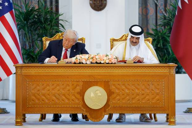 U.S. President Trump visits Qatar