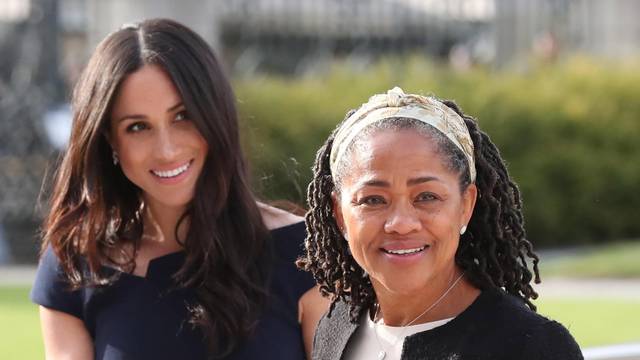 Meghan Markle and Doria Ragland arrive at Cliveden House Hotel