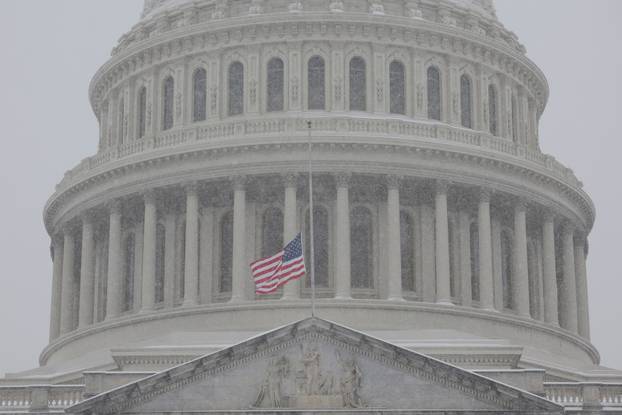 Winter storm in Washington