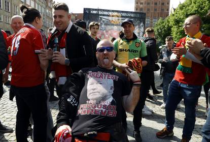 Europa League Final - Fans in Gdansk ahead of the Europa League final Villarreal v Manchester United