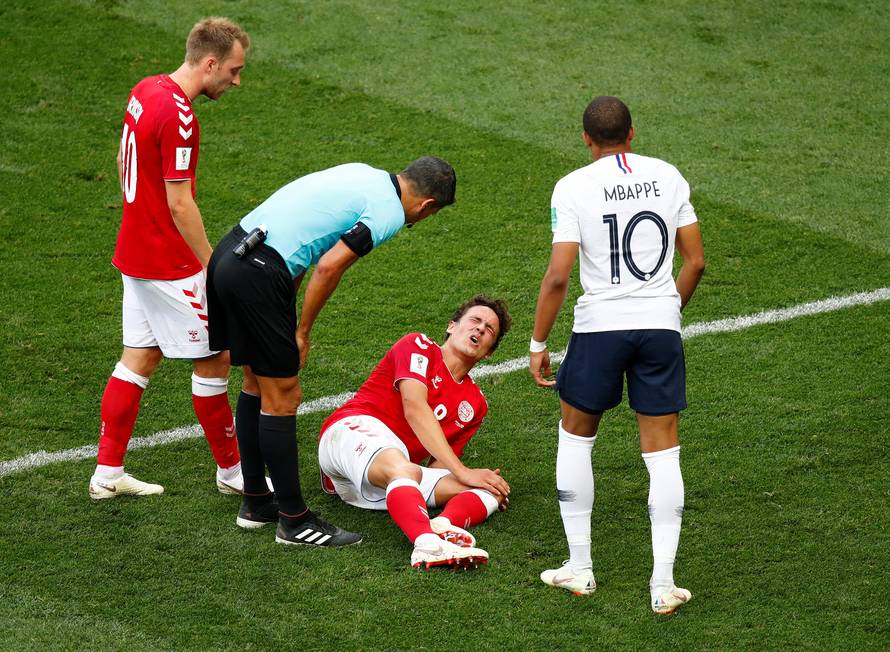 World Cup - Group C - Denmark vs France