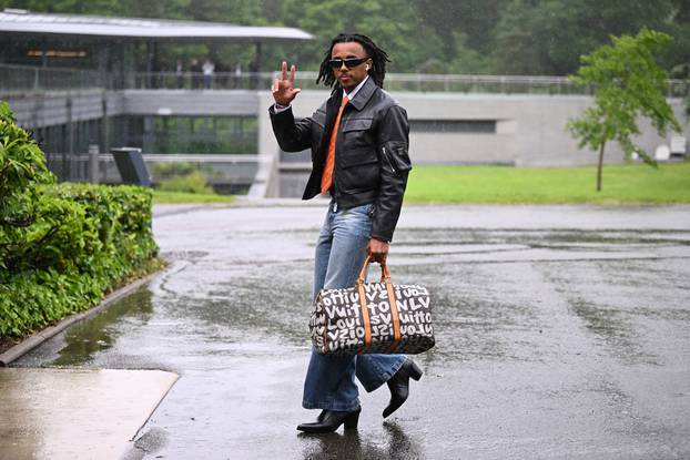 French Football Squad Arriving At Training Camp - Clairefontaine